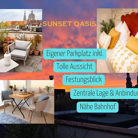 Sunset Oasis - Terrasse, Freies Parken, Zentral, Naehe Bahnhof, Wlan Apartment Wurzburg